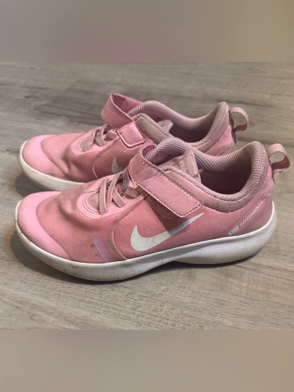 Nike Flex Experience 5 Girls Pink Sneakers Youth Size 1.5